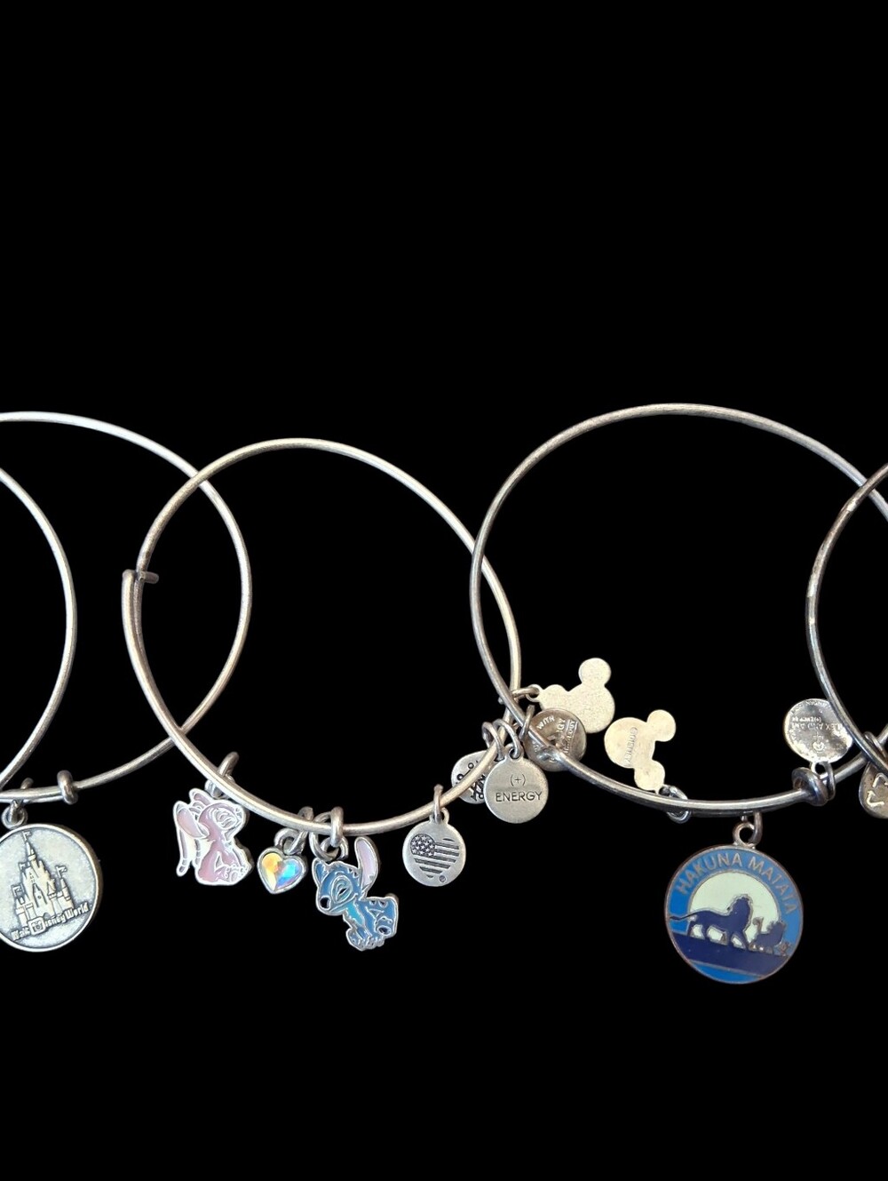 50 Alex and Ani Bracelet Lot Disney Charm Bangles Mixed Styles AS-IS Reseller - Picture 13 of 16